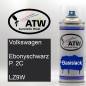 Preview: Volkswagen, Ebonyschwarz P. 2C, LZ9W: 400ml Sprühdose, von ATW Autoteile West.